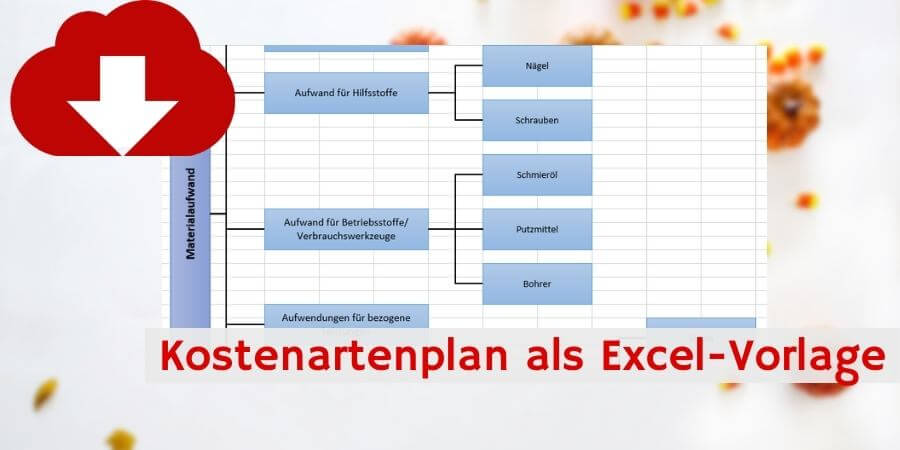 Kostenartenplan – die Excel-Vorlage