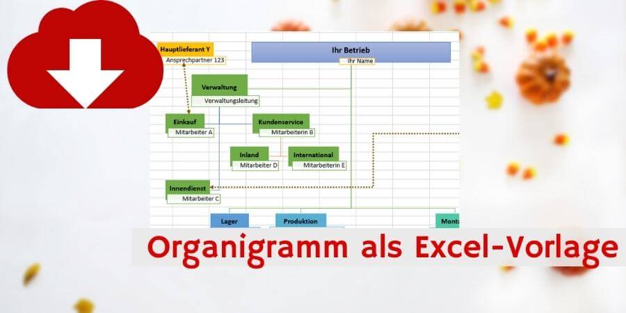 Organigramm – die Excel-Vorlage
