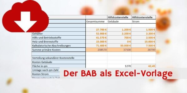 BAB Excel-Vorlage Downloadvorschau