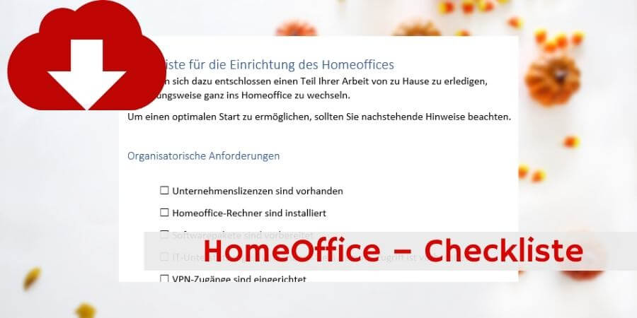 Die HomeOffice-Checkliste