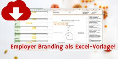 Employer Branding Excel-Vorlage Downloadvorschau